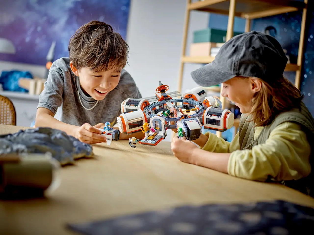 Lego city space stazione spaziale modulare