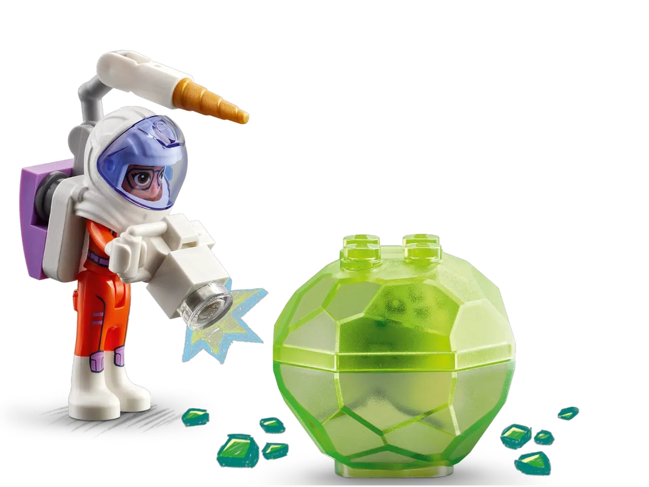 Lego friends base spaziale su marte e razzo