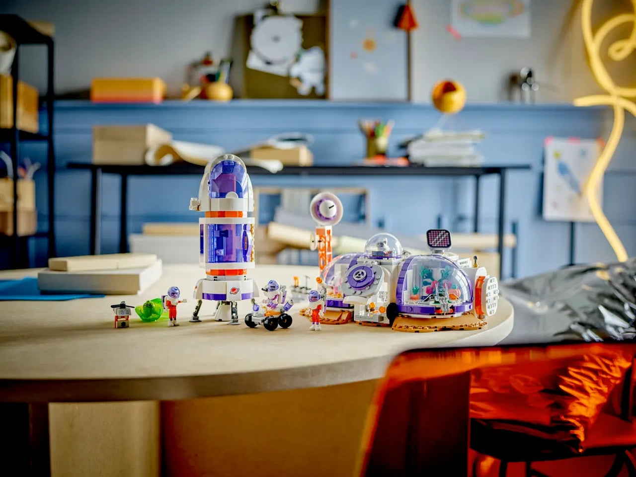 Lego friends base spaziale su marte e razzo