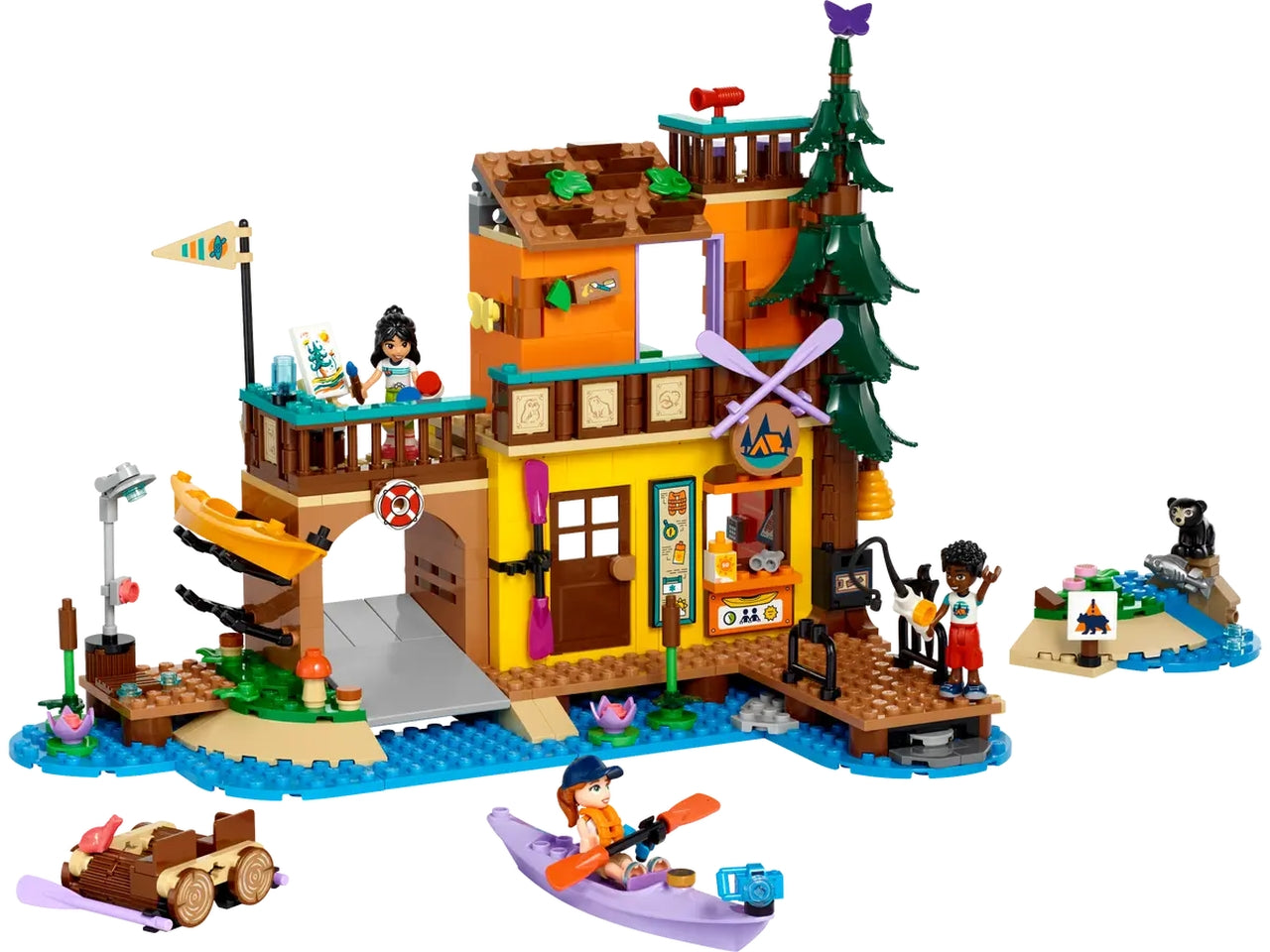Lego Friends Campo Avventura Sport Acquatici, set costruzioni in scatola da 628 pezzi, per bambini 7+ anni 42626