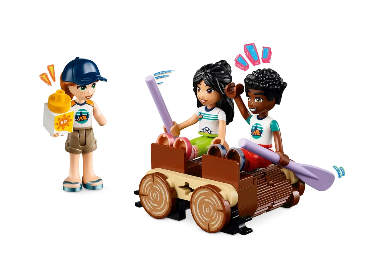 Lego Friends Campo Avventura Sport Acquatici, set costruzioni in scatola da 628 pezzi, per bambini 7+ anni 42626