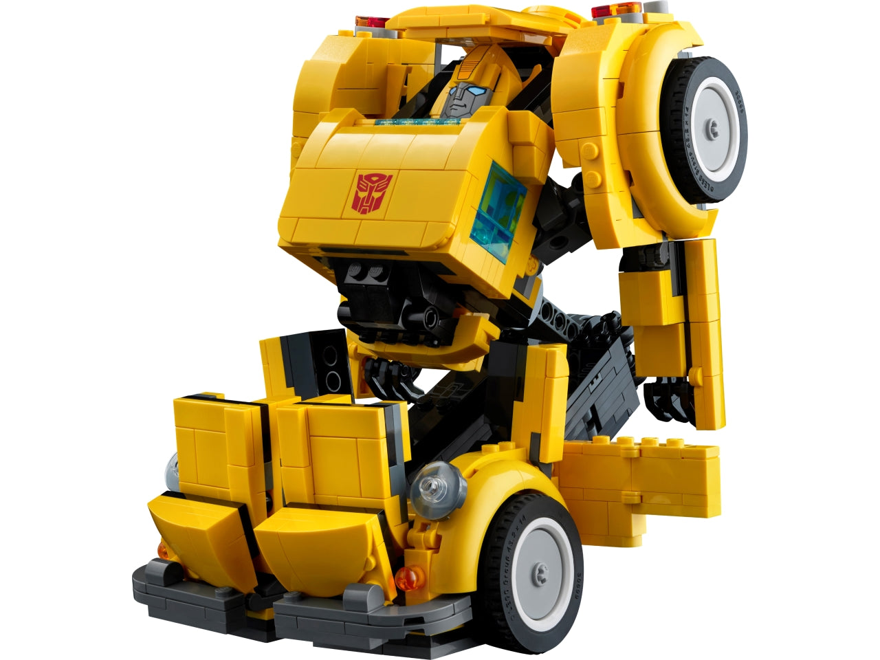 LEGO Icons - Set costruibile di action figure di robot Transformers per adulti: progetto di costruzione di Bumblebee Transformers LEGO Icons collezionabile per gli appassionati dello sci-fi 10338