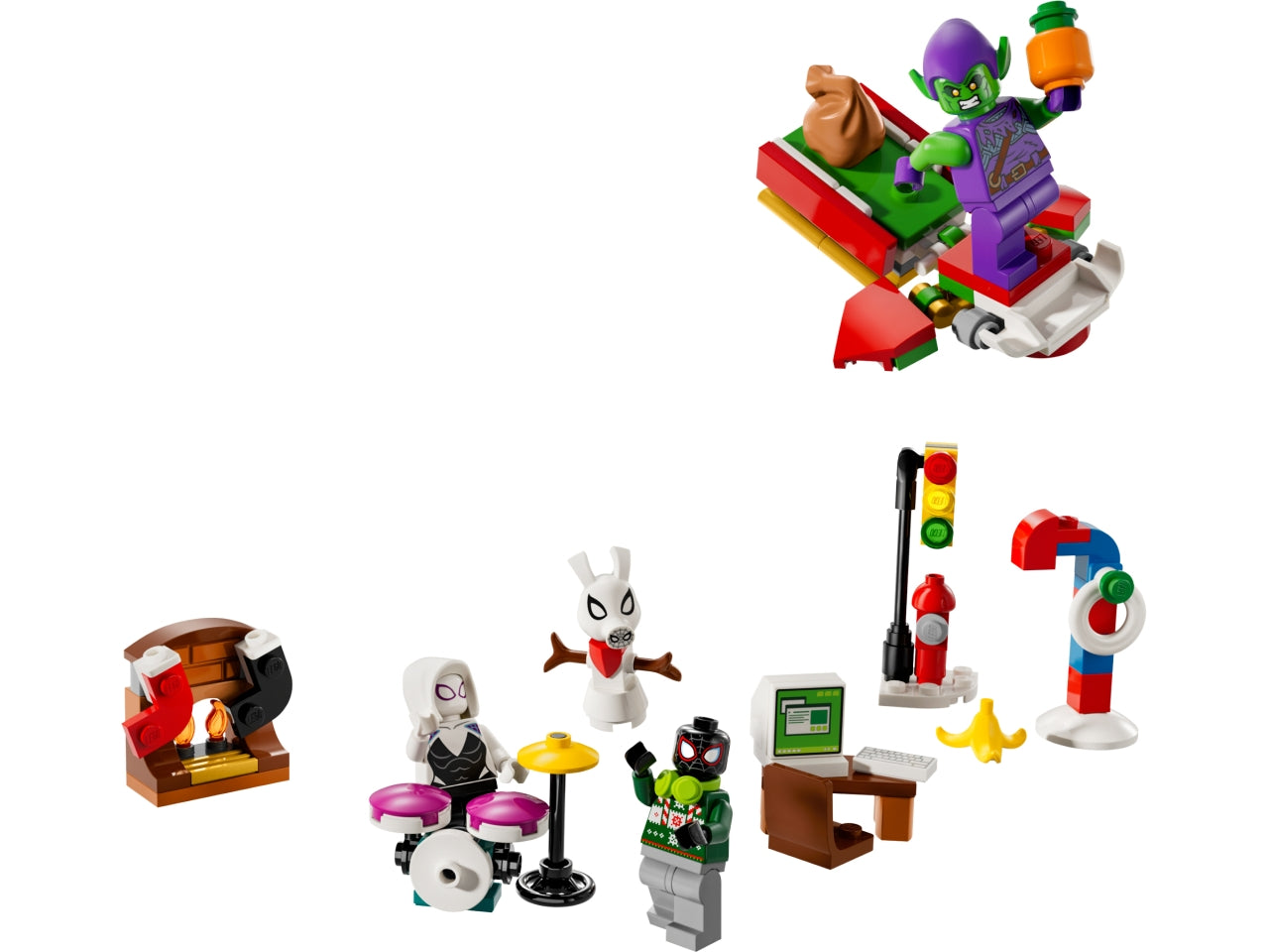 LEGO Marvel - Calendario dellAvvento per bambini con sorprese supereroiche: Calendario dellAvvento 2024 Spider-Man con 24 sorprese giornaliere per i bambini e le bambine dai 7 anni in su 76293