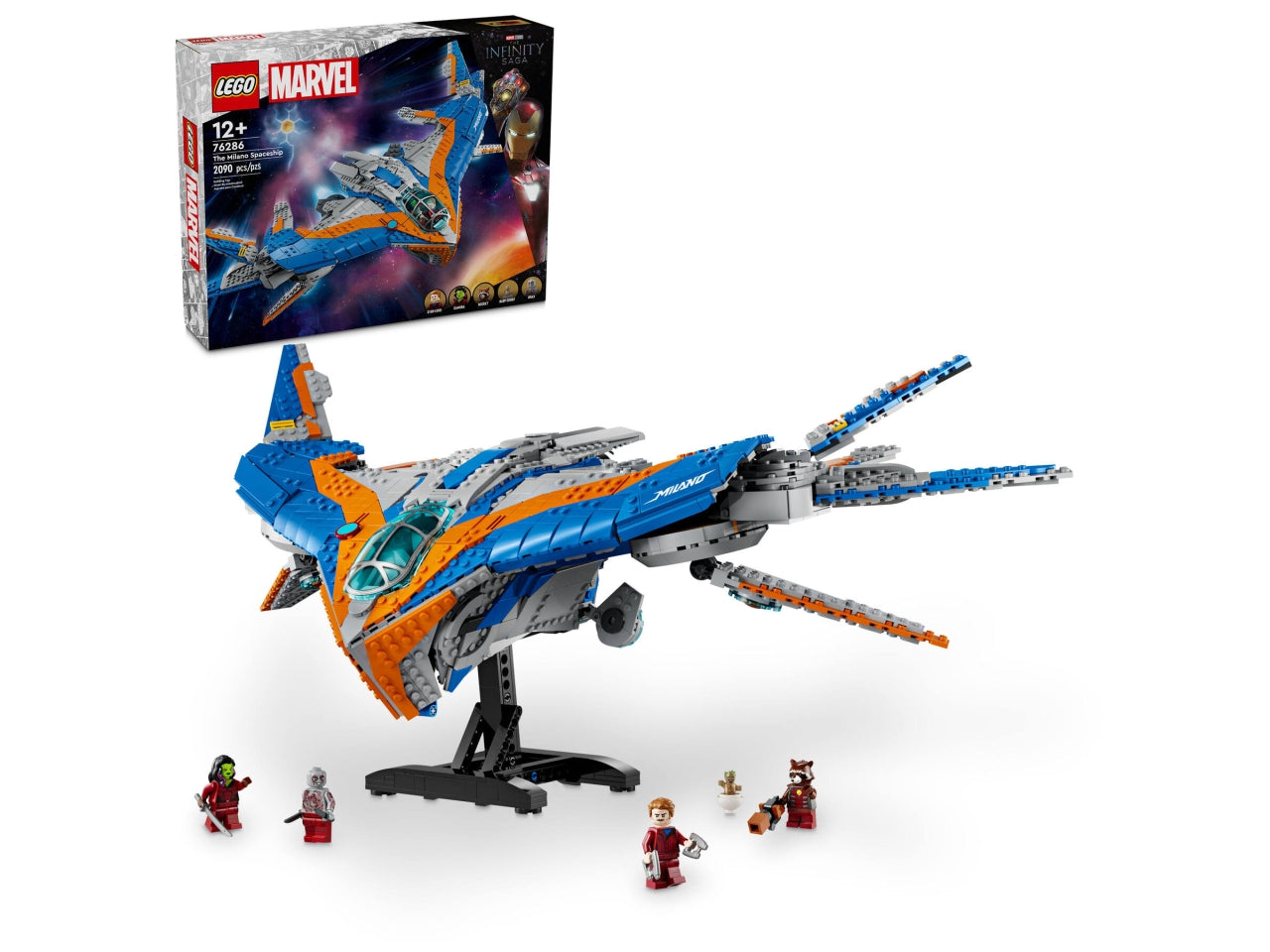 LEGO Marvel - Astronave giocattolo costruibile per bambini: il set di gioco Guardiani della Galassia: è progettato per i bambini e le bambine dai 12 anni in su 76286