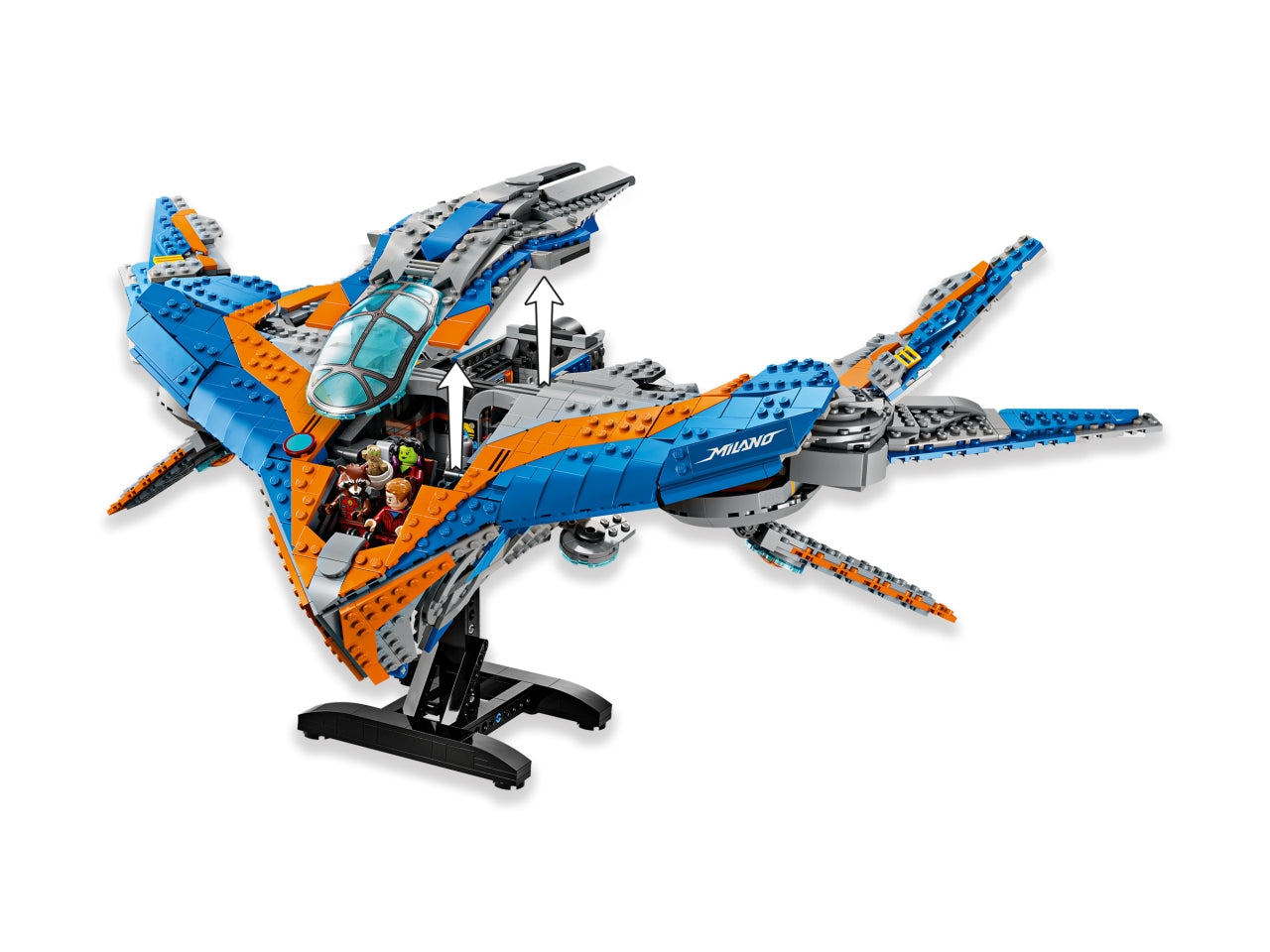 LEGO Marvel - Astronave giocattolo costruibile per bambini: il set di gioco Guardiani della Galassia: è progettato per i bambini e le bambine dai 12 anni in su 76286
