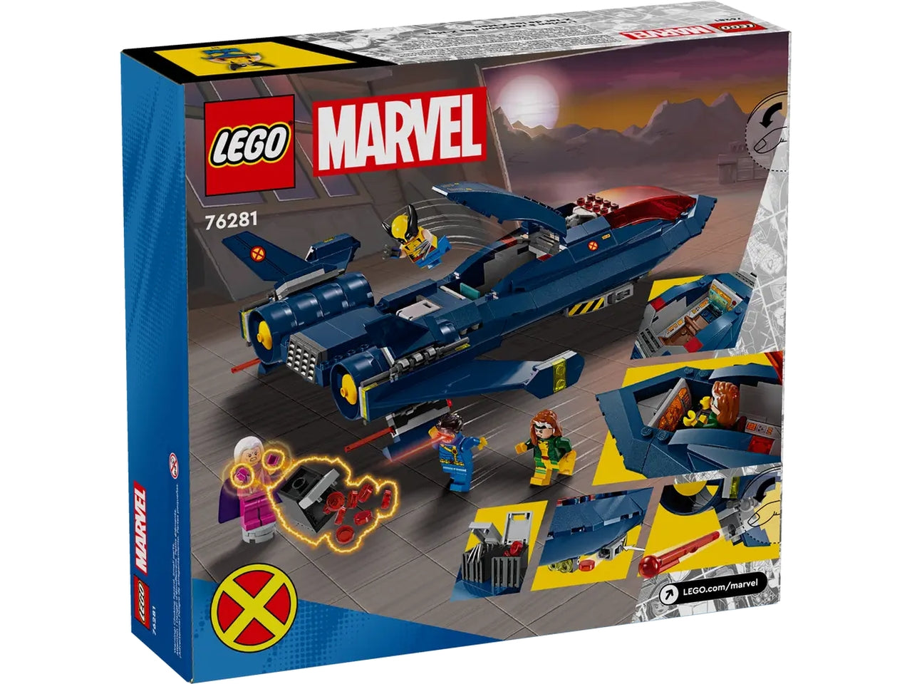 Lego super heroes marvel x-jet di x-men