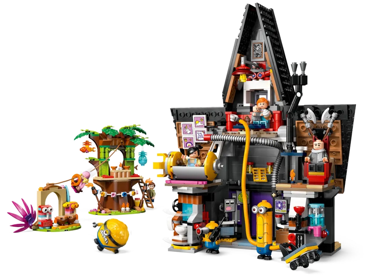 Lego Minions e la villa della famiglia di Gru, set di costruzioni in scatola da 868 pezzi, 8+ anni, 75583