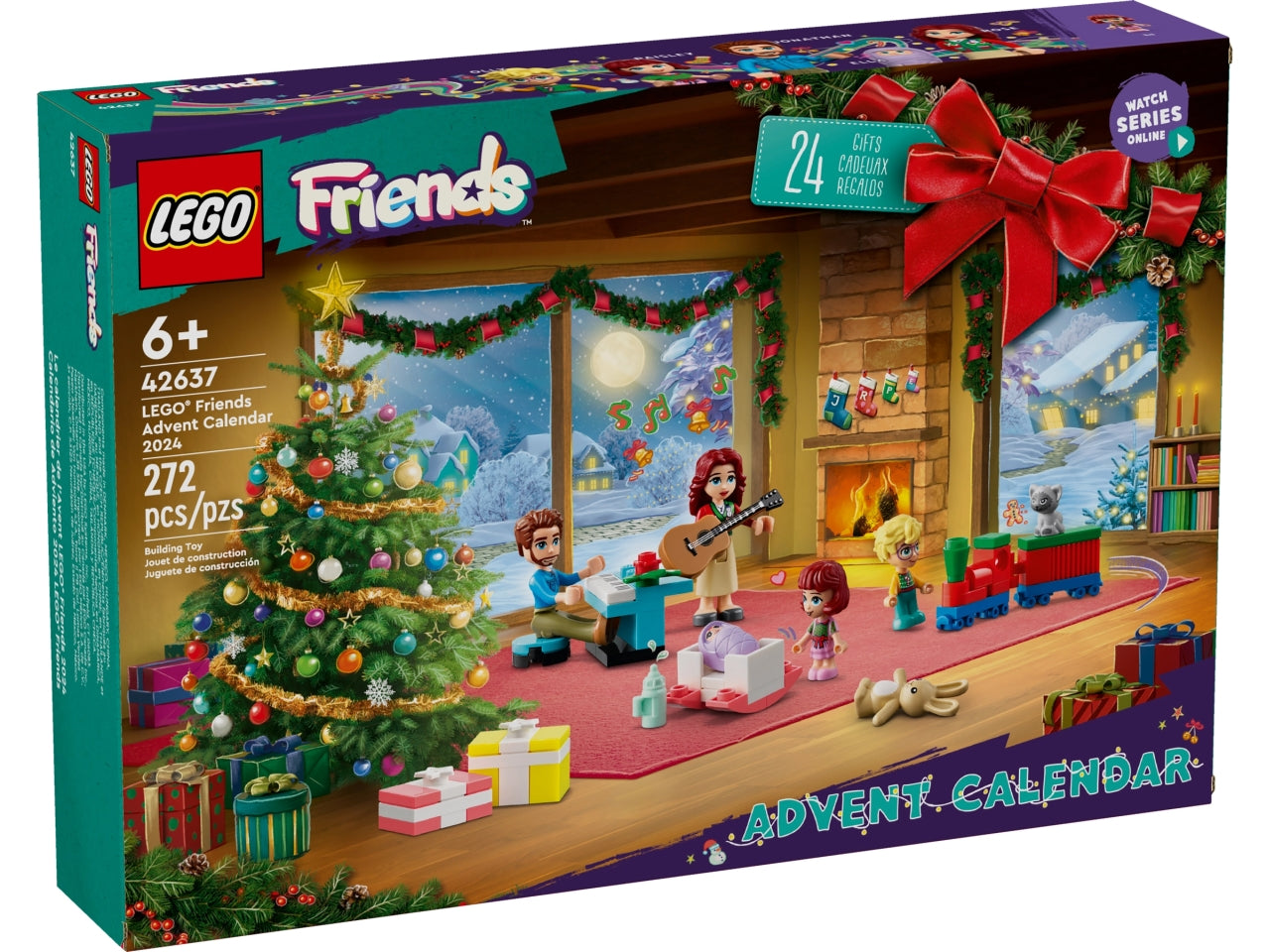 Lego friends calendario dellavvento 2024 - 272 pezzi per bambini di età 6+ 42637