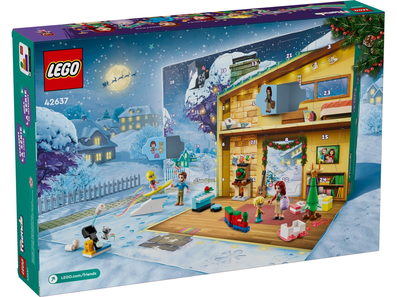 Lego friends calendario dellavvento 2024 - 272 pezzi per bambini di età 6+ 42637