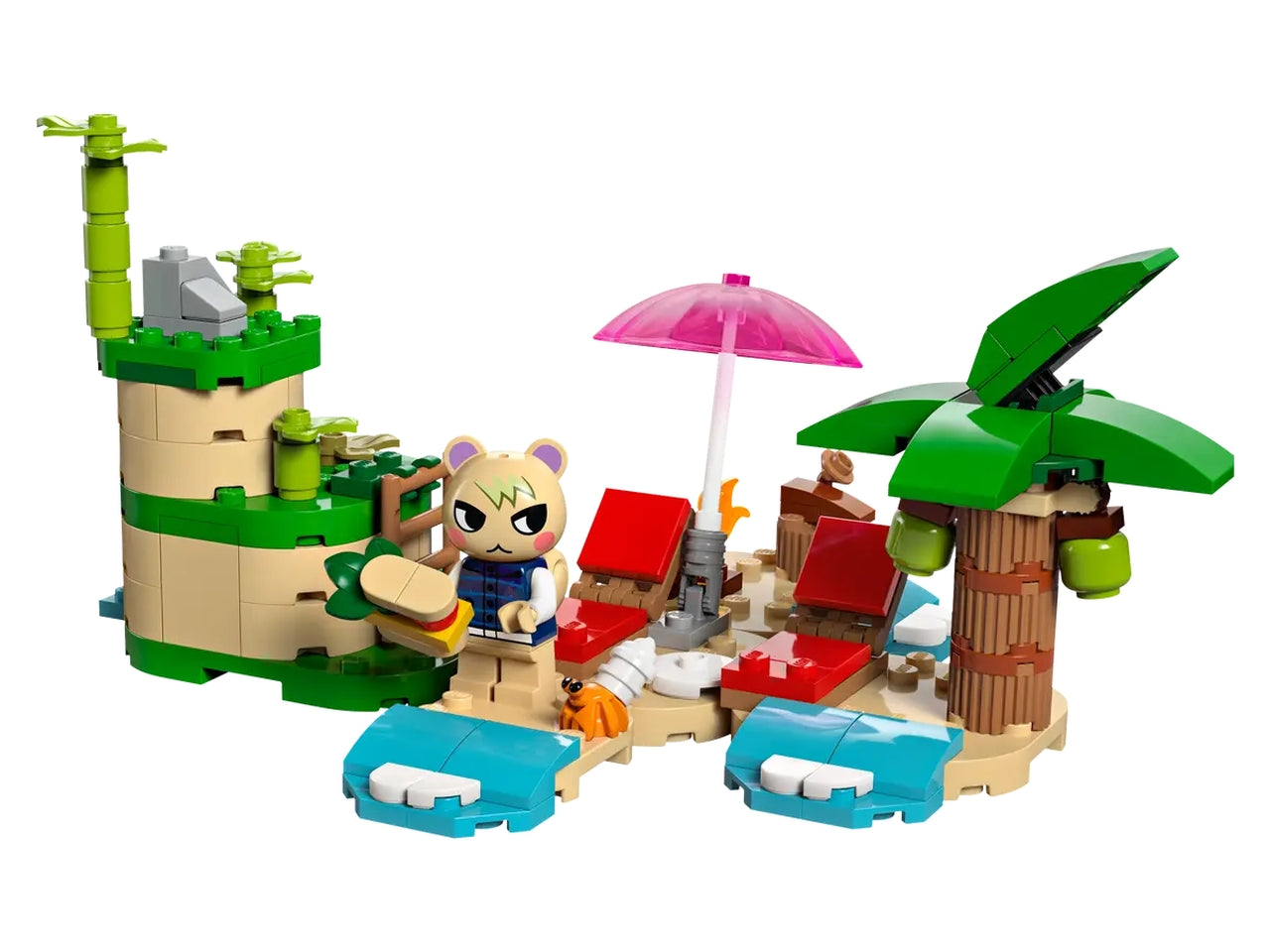 Lego animal crossing tour in barca di remo