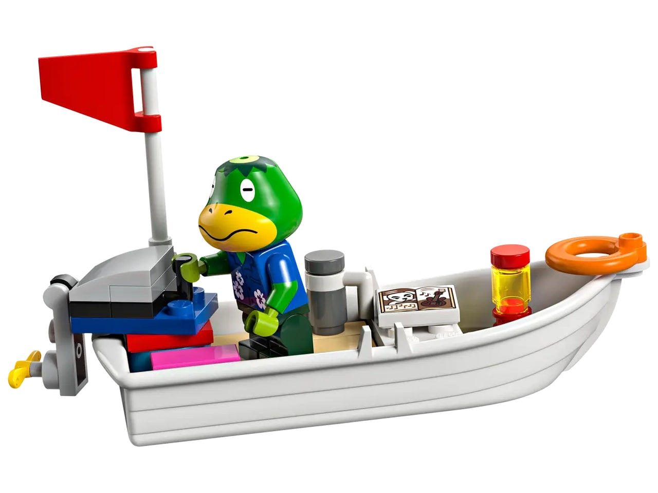 Lego animal crossing tour in barca di remo