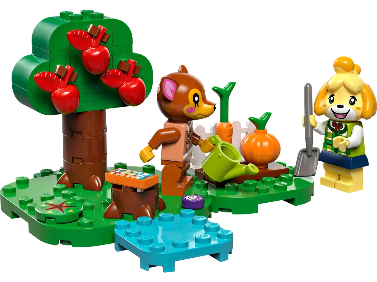 Lego animal crossing benvenuta, fuffi!
