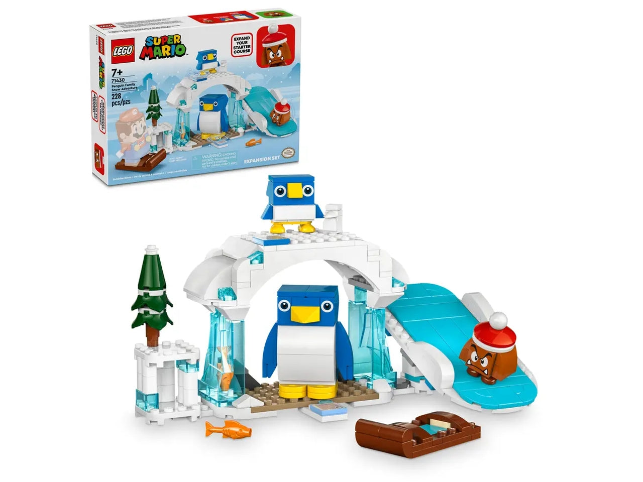 Lego super mario pack di espansione la settimana bianca della famiglia pinguotto