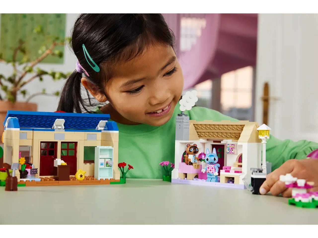 Lego animal crossing bottega di nook e casa di grinfia