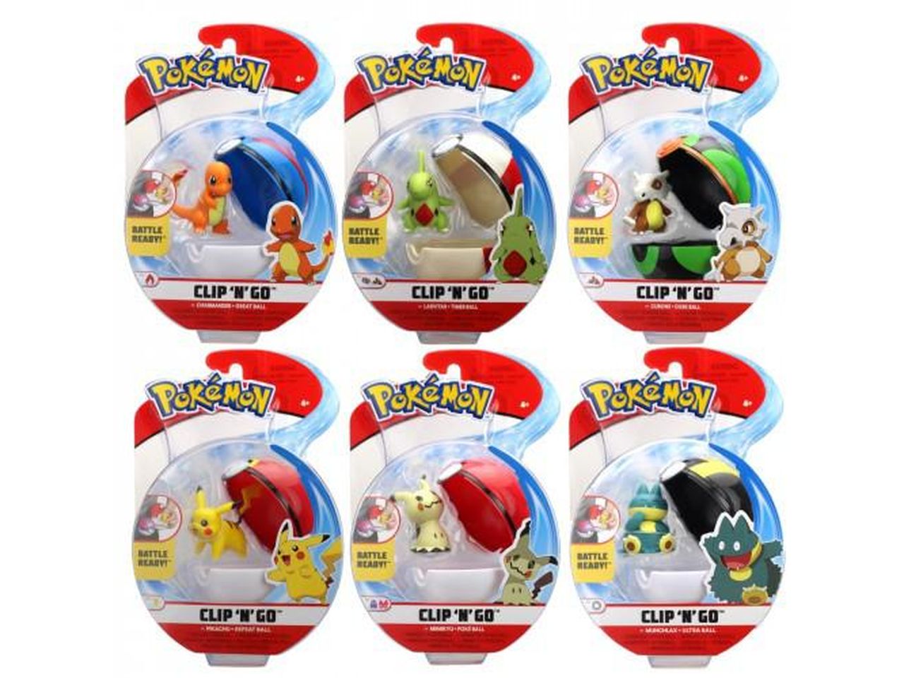 Pokemon clip n go soggetti assortiti