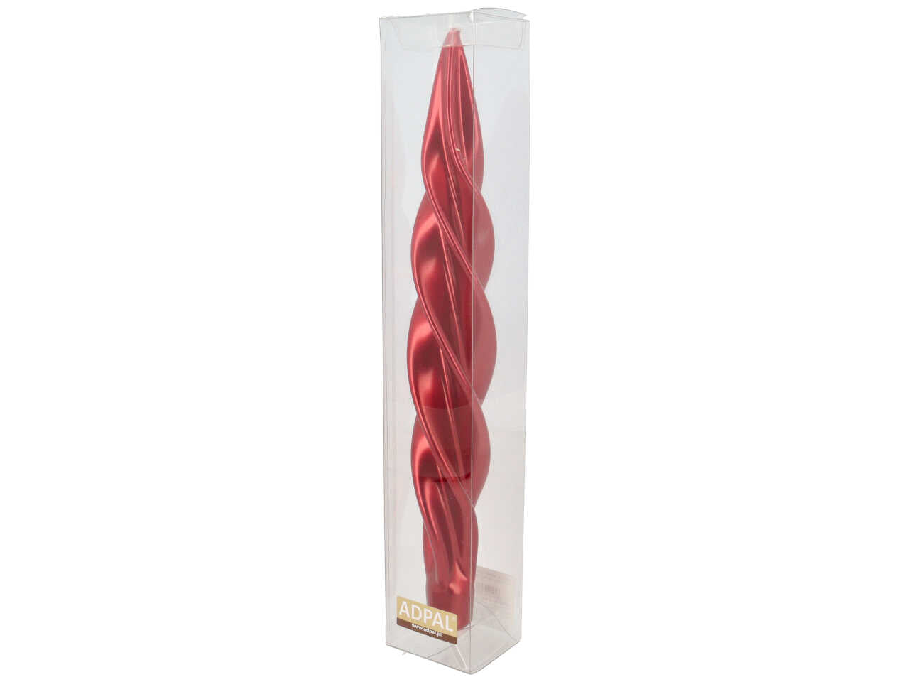 Candela mozart torciglione 310/50 metallica rossa