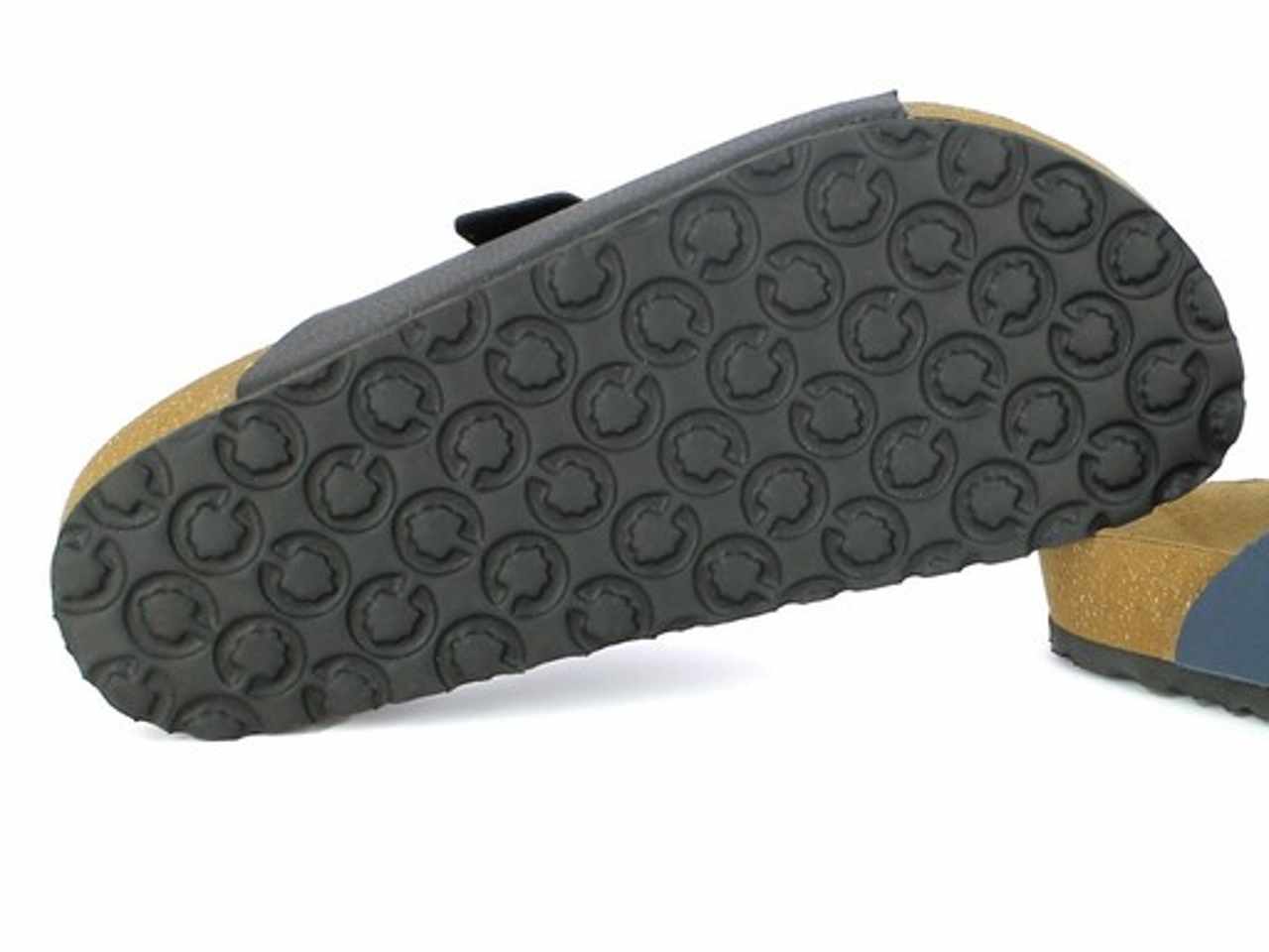 Ciabatta natural uomo tg.40-46 t.di moro nu0000009