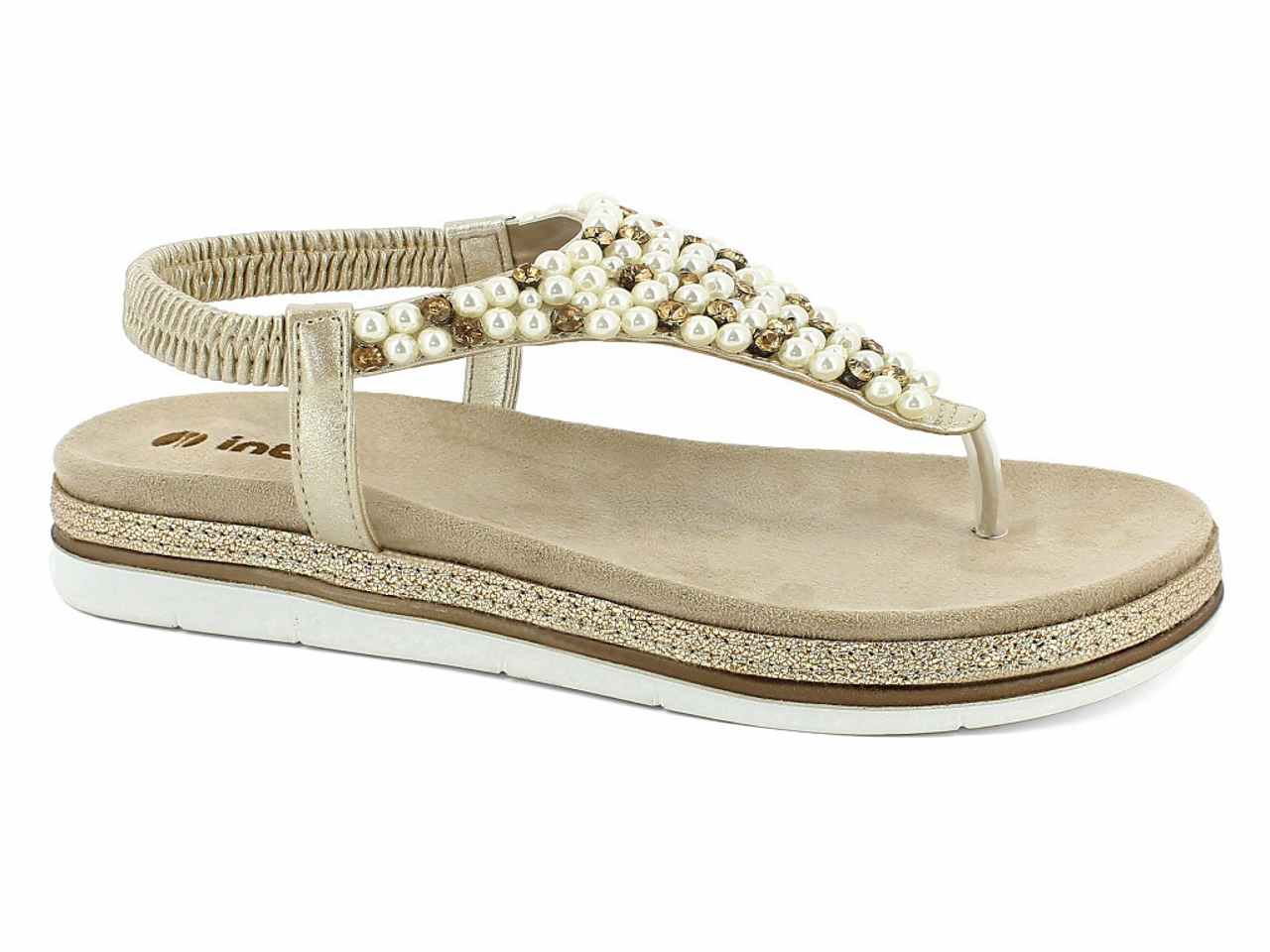 Infradito sandalo platino taglia 35-40