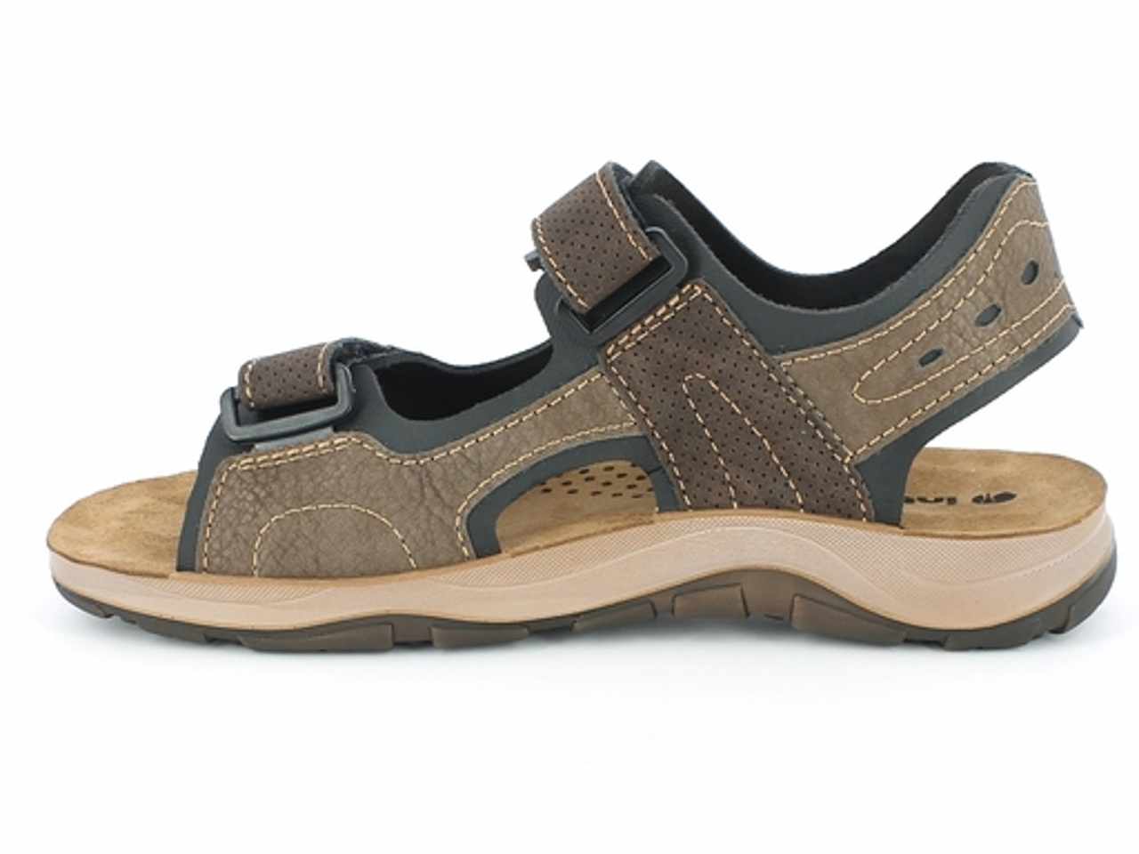 Sandalo torino uomo 41-46 t.moro to000005