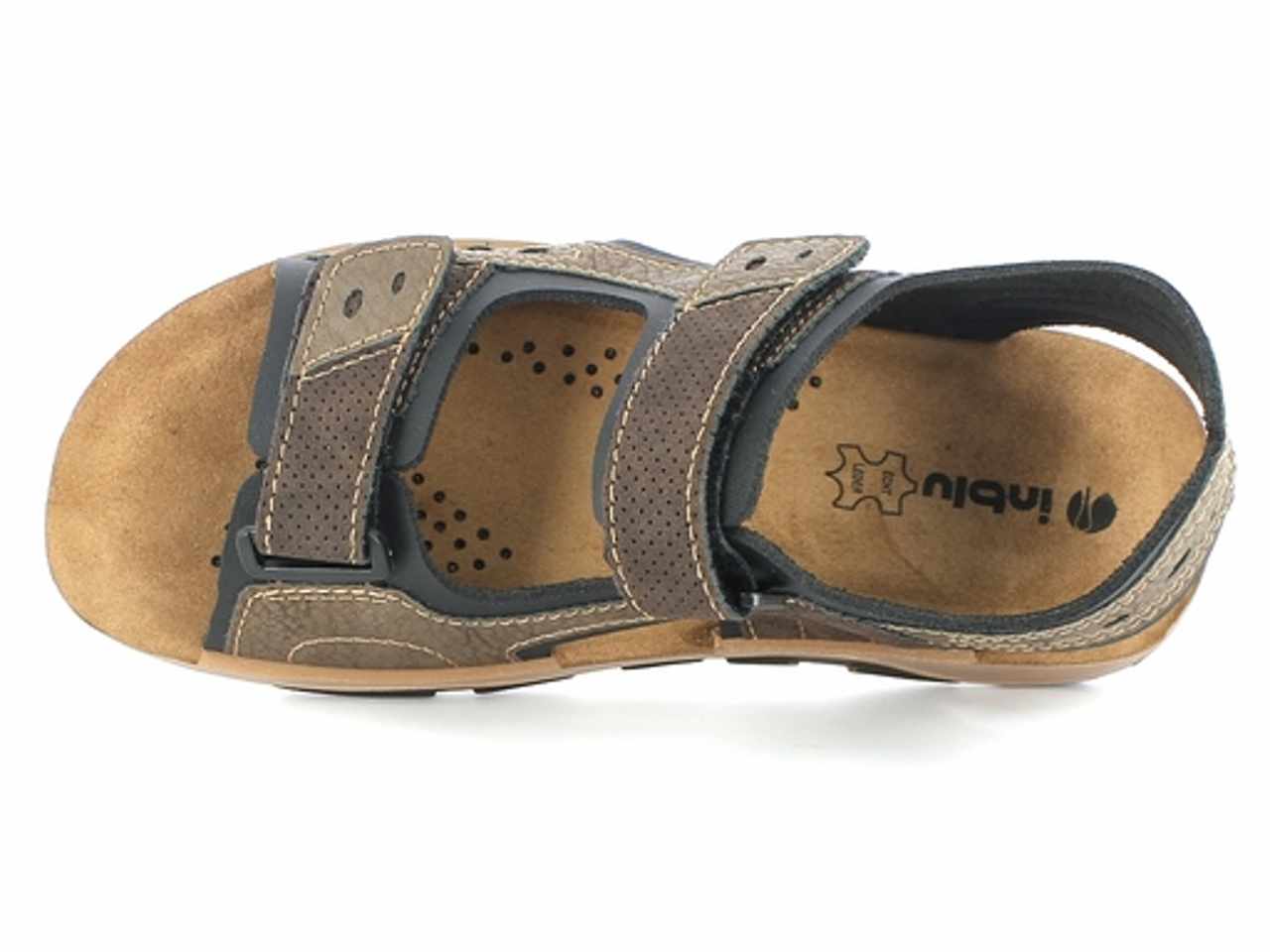 Sandalo torino uomo 41-46 t.moro to000005