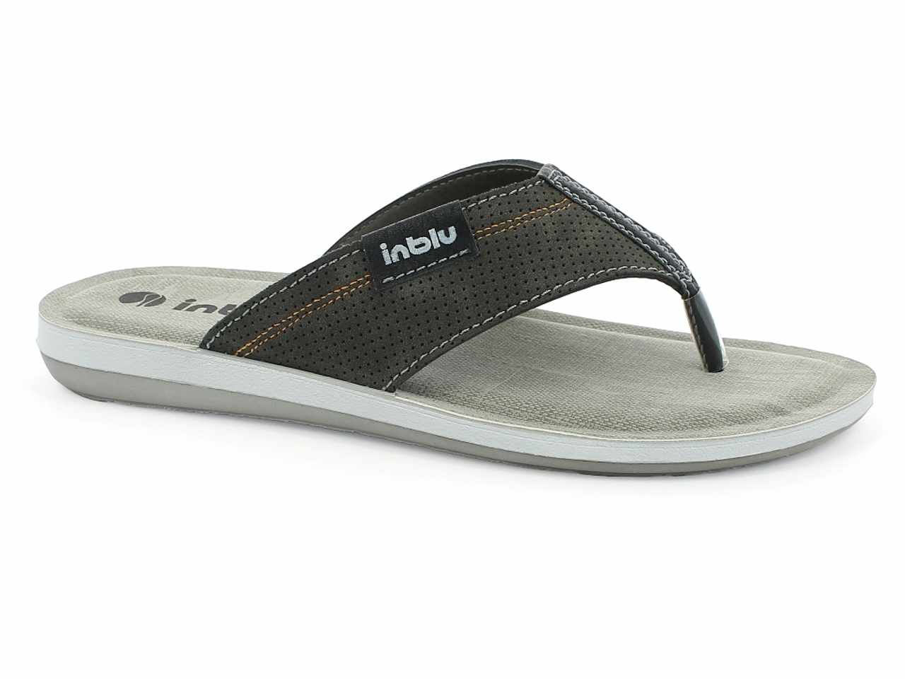 Infradito daino uomo tg.39-45 grigio da000021