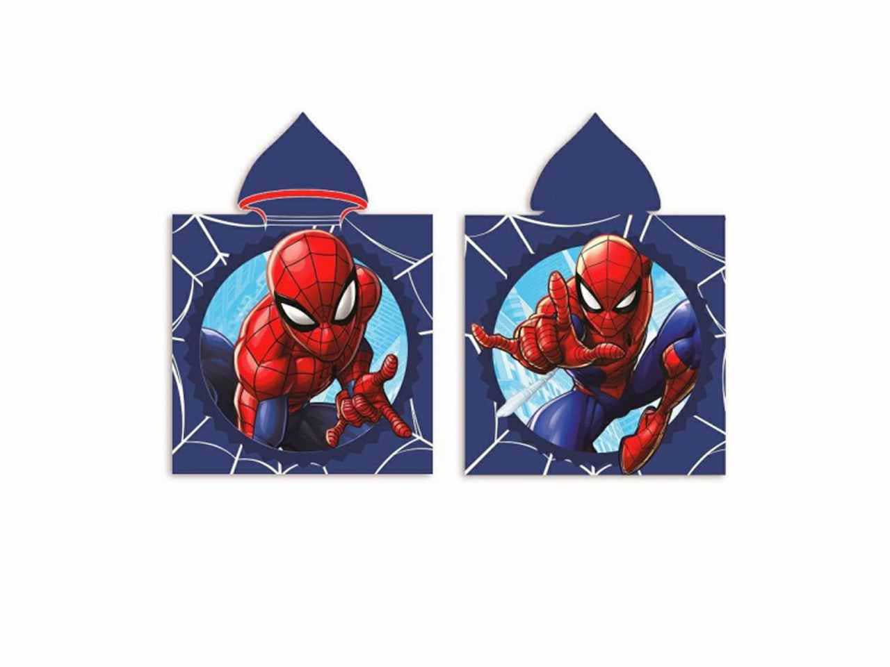 Poncho per bambini spiderman