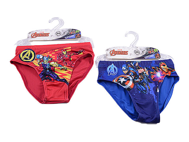 Costume da bagno bimbo slip 3-8 anni avengers
