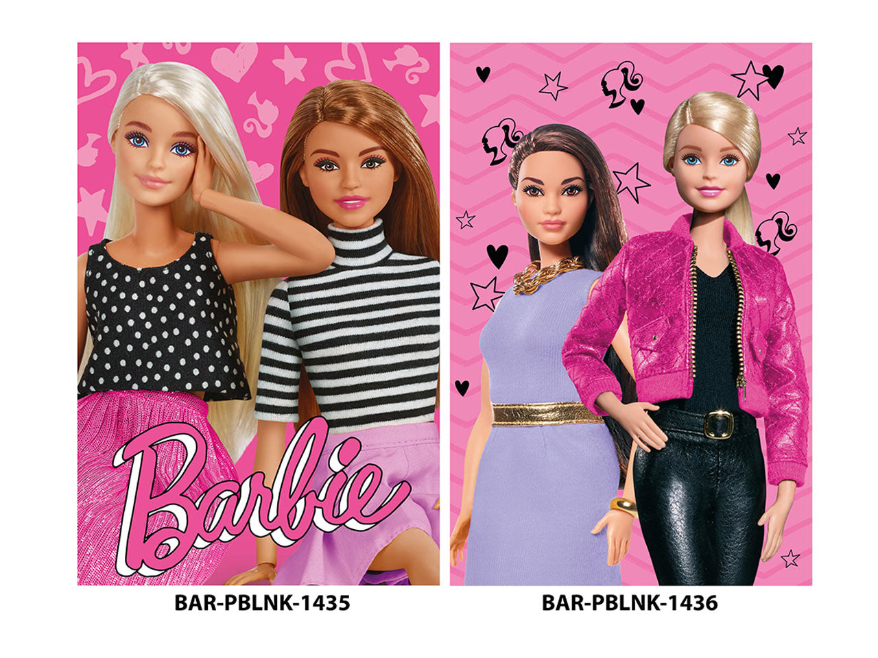 Barbie plaid singolo autunno/inverno rosa in poliestere 100x150 cm- SC. Global
