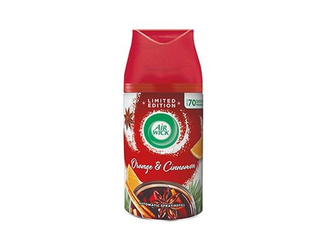 Ricarica air wick per diffusore automatico freshmatic da 250ml fragranza arancia e cannella