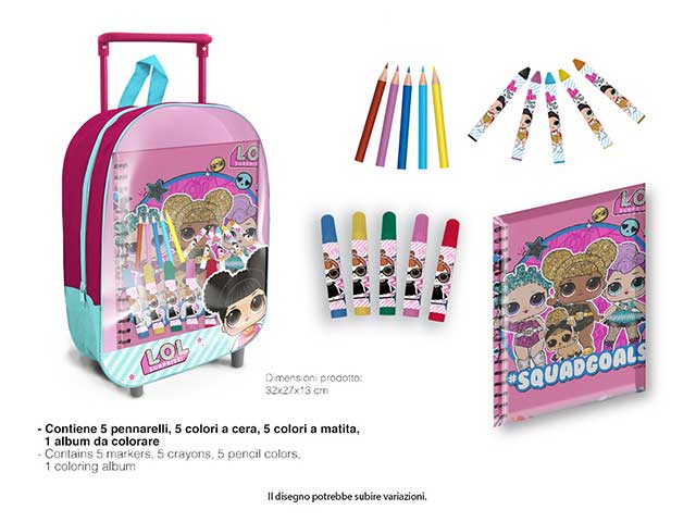 Lol surprise trolley con accessori ll0667