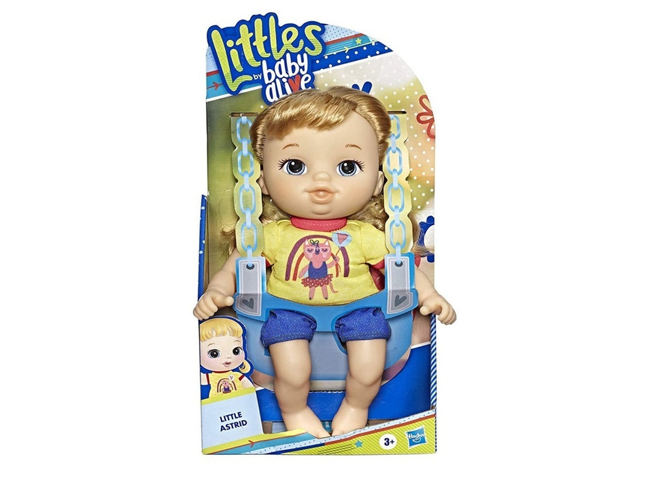 Baby alive squad little astrid blond hair
