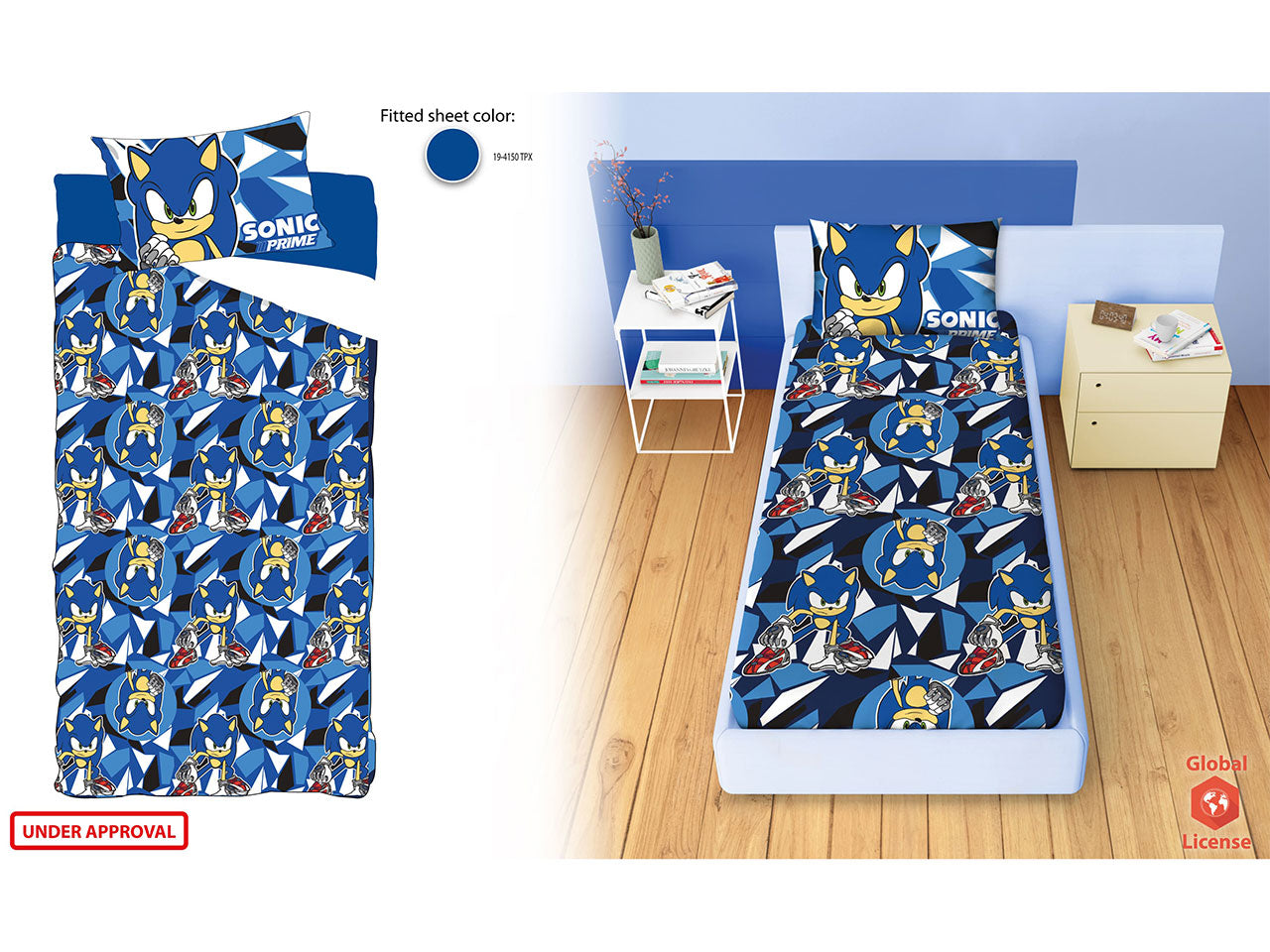 Sonic completo letto singolo rotary