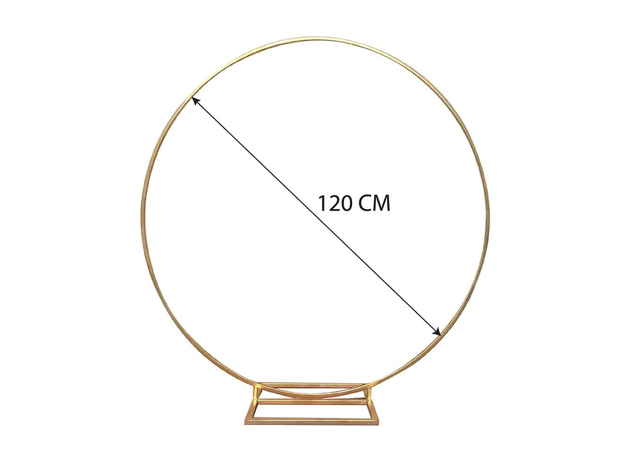 Cerchio in ferro oro d.120cm 2165