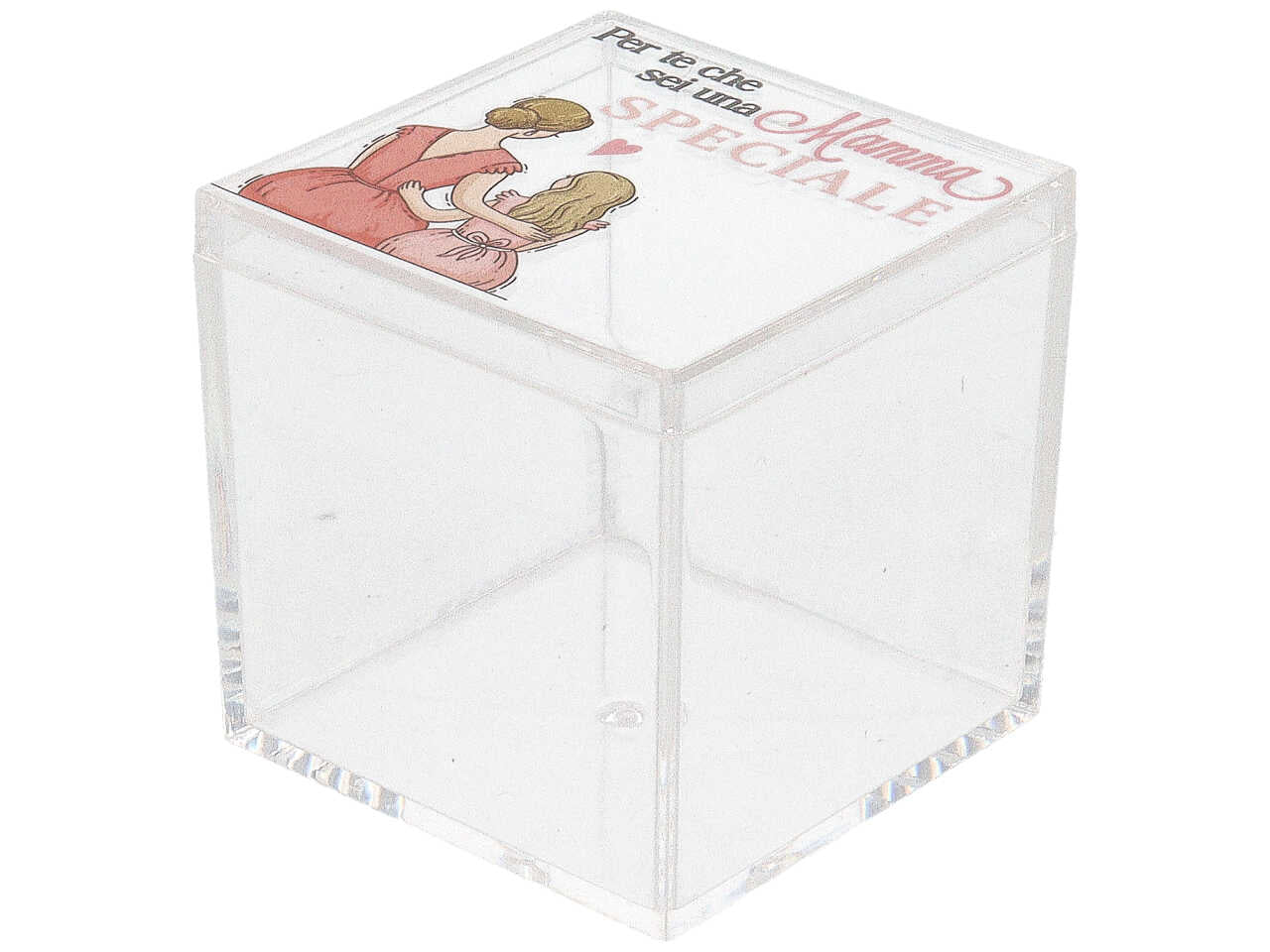 Scatola plexiglass 5,5cm mamma 2057
