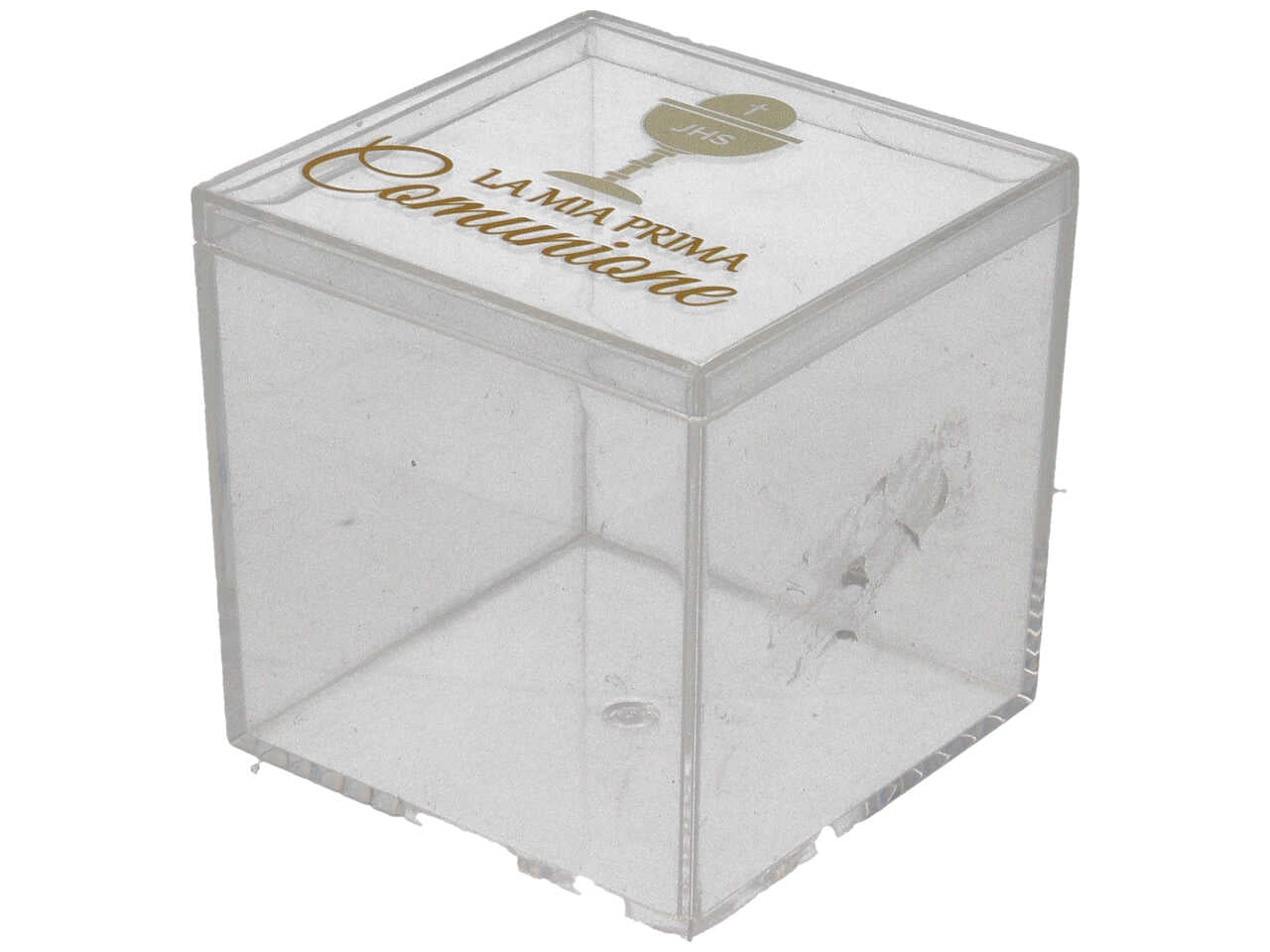 Scatola plexiglass 6,5cm comunione 2058
