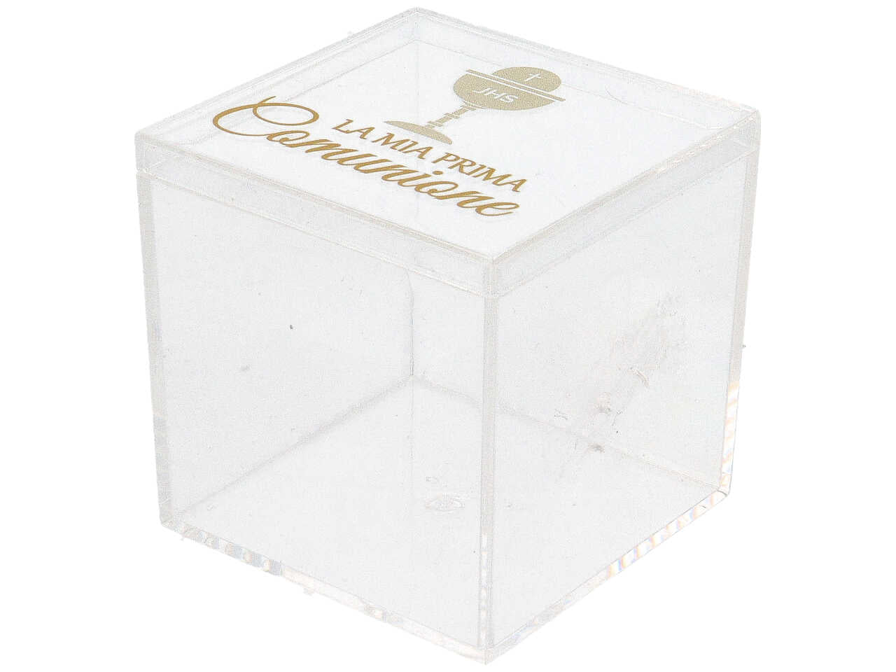 Scatola plexiglass 6,5cm comunione 2058