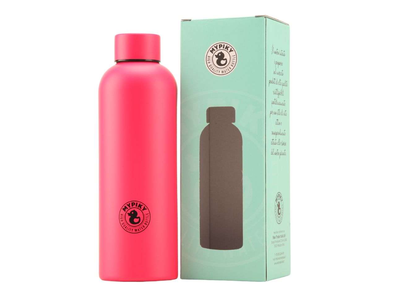 Mypiky borraccia termica young colore fuxia con doppia camera da 500ml