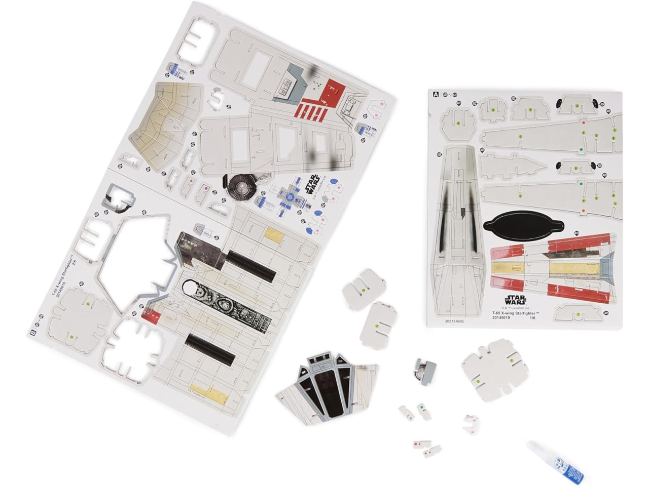 Puzzle 4D Build X-Wing Star Wars, kit di modellismo da 160 pezzi per ragazzi e adulti, 12+ anni - Spin Master