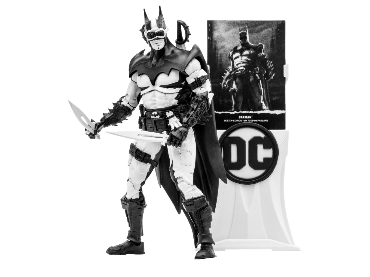 Dc multiverse line art 18cm - batman di todd mc farlane -edizione limitata