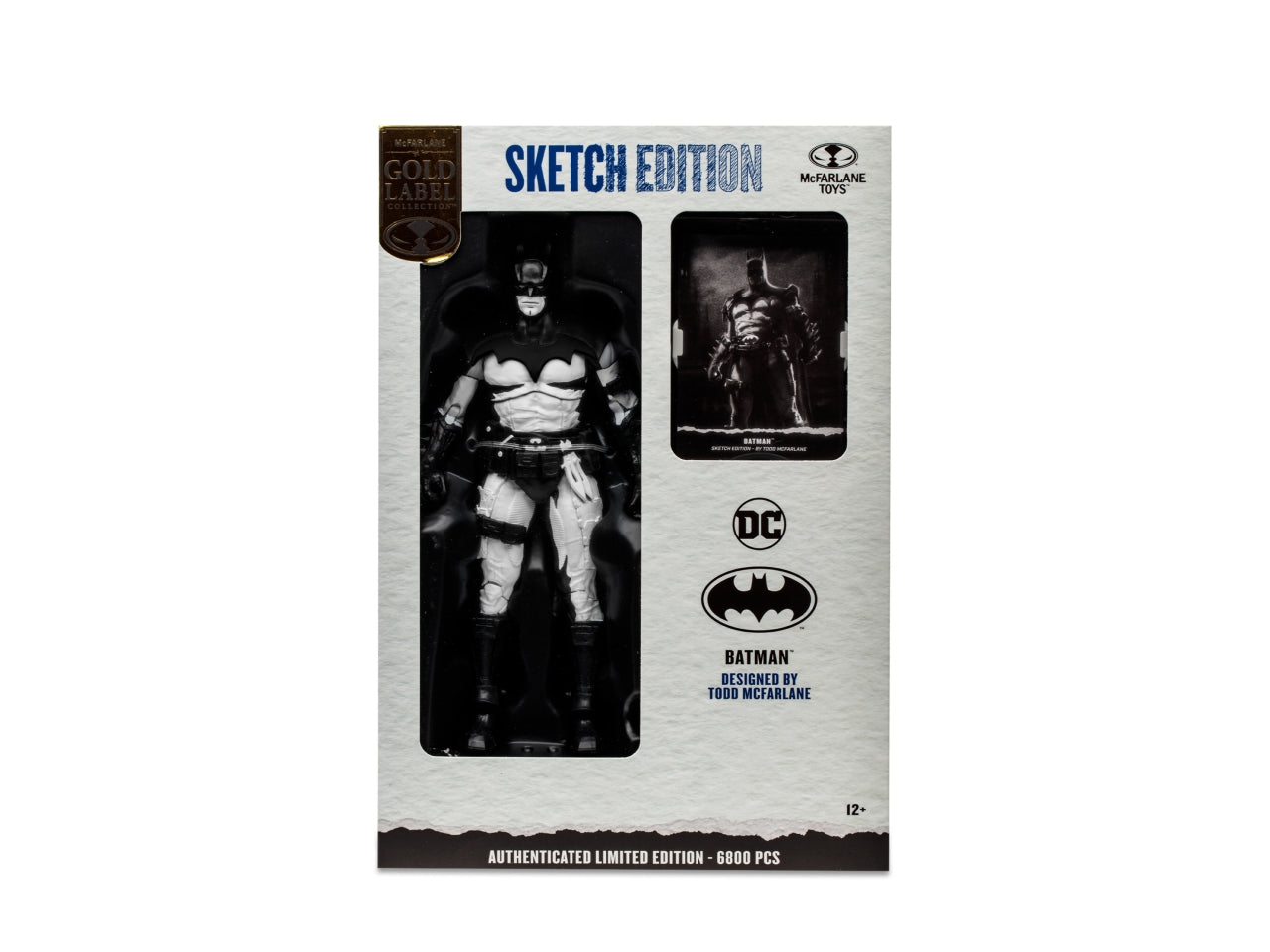 Dc multiverse line art 18cm - batman di todd mc farlane -edizione limitata
