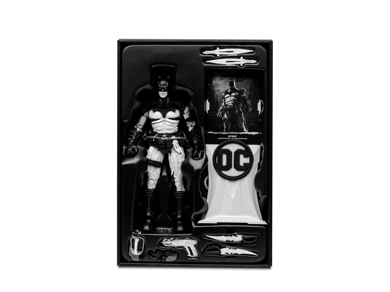Dc multiverse line art 18cm - batman di todd mc farlane -edizione limitata