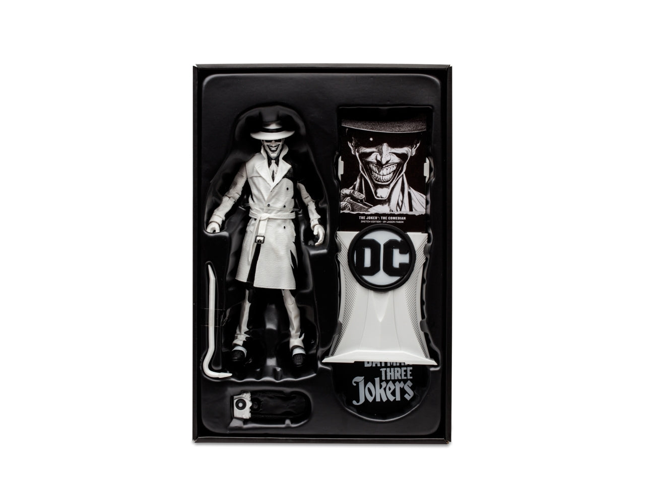 Dc multiverse line art 18cm - joker the comedian - edizione limitata