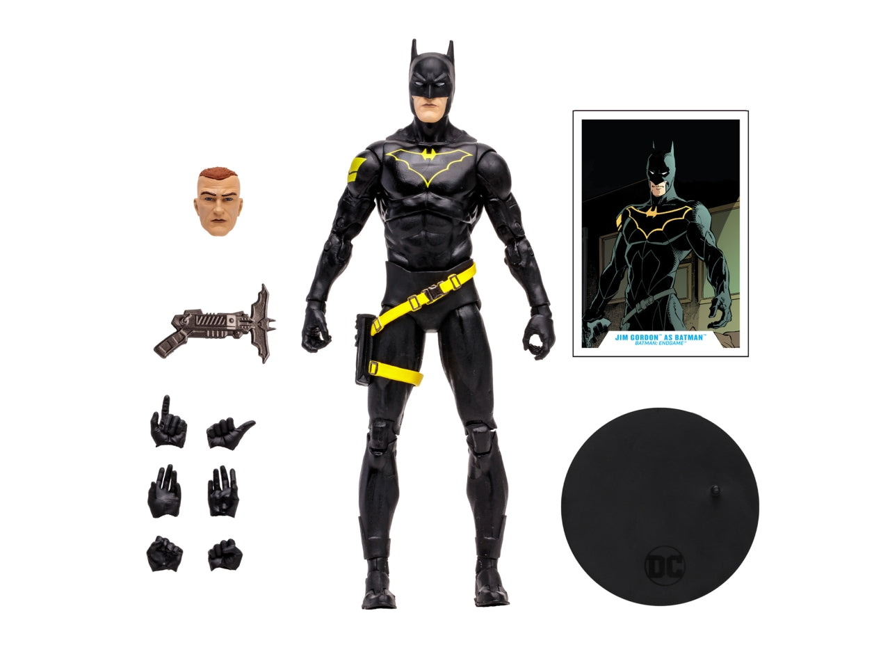 Dc multiverse 18cm - batman jim gordon - batman: endgame