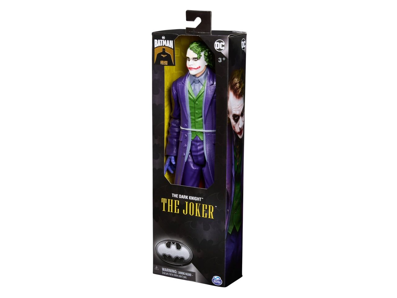 Action Figure Joker 30cm 85° Anniversario: Plastica Viola e Verde, 11 Punti di Articolazione, Dettagli Realistici, Età 3+ - Spin Master