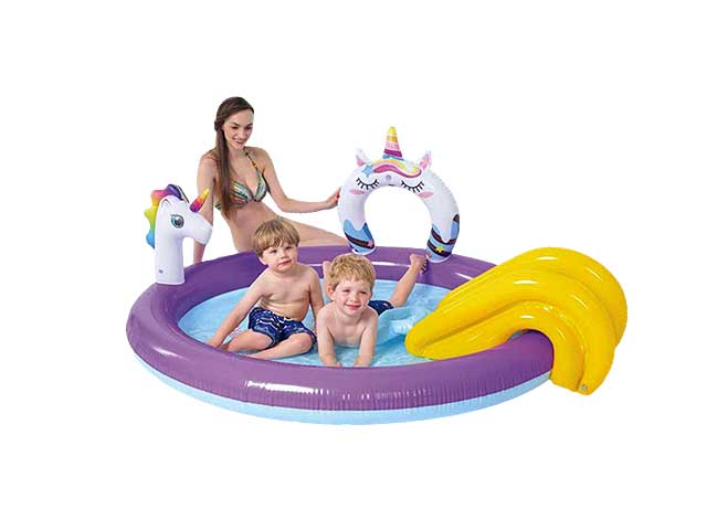 Piscina per giardino bambini parco giochi unicorno