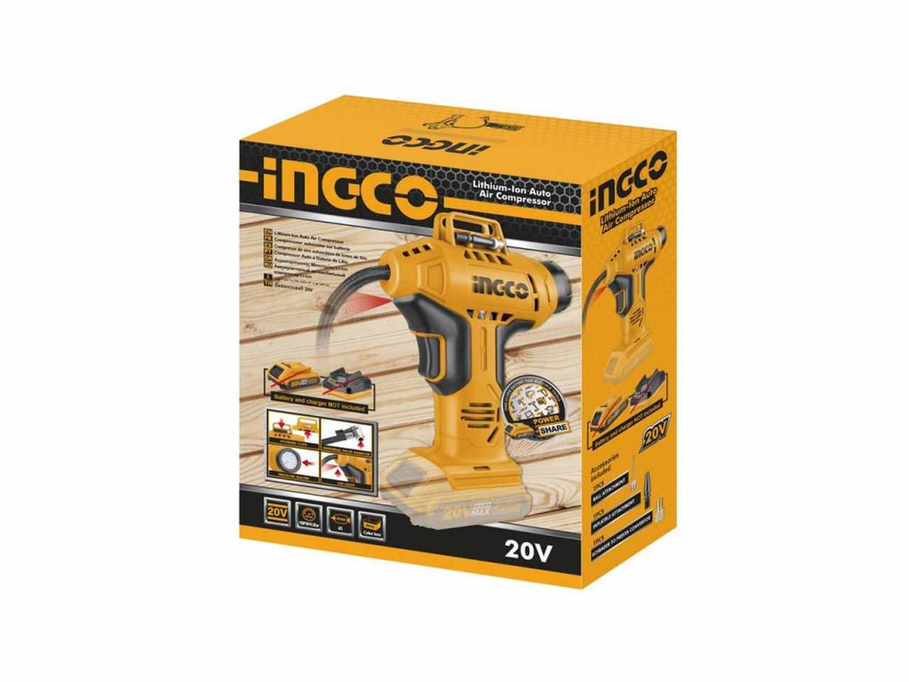 Compressore auto bat.20v10bar cacli2001