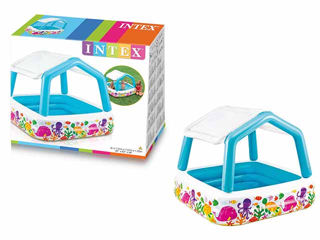 Piscina per giardino bambini acquario 157x157x122cm