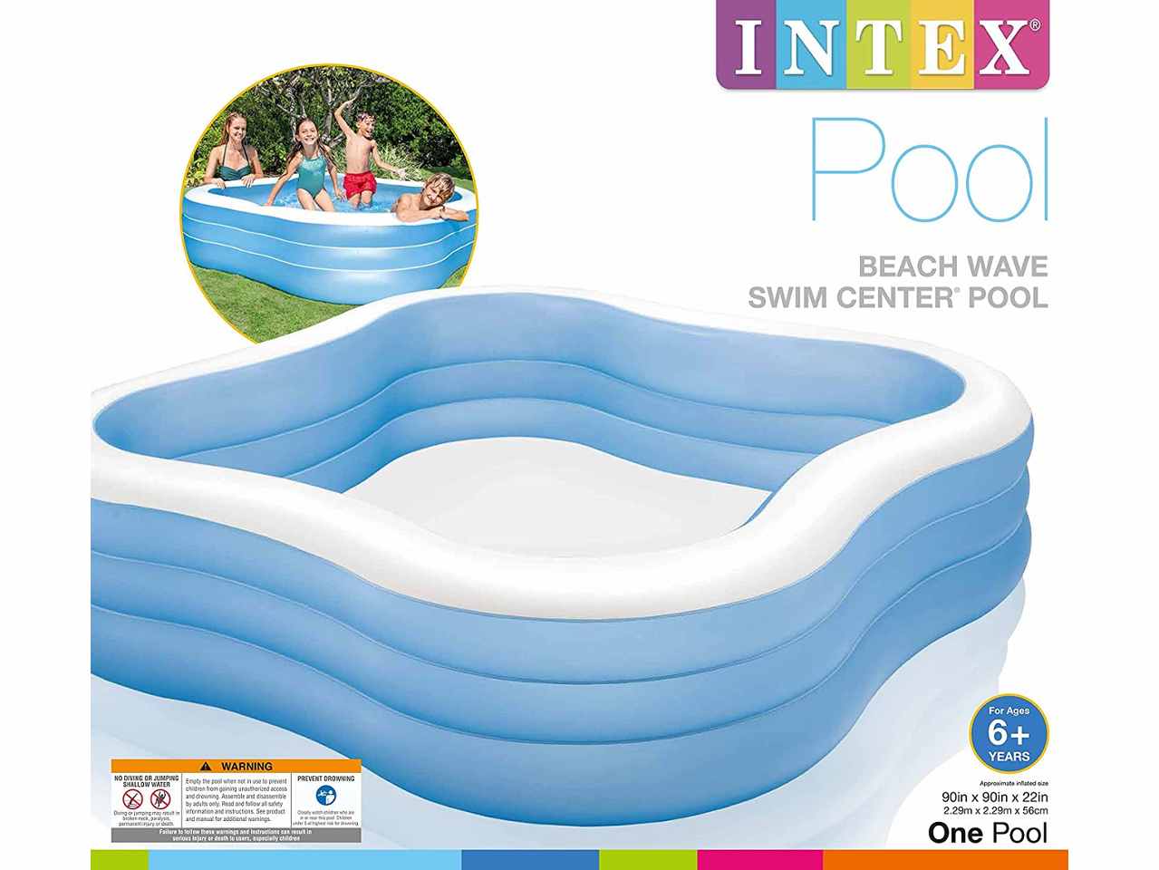 Piscina family 229x229x56 57495