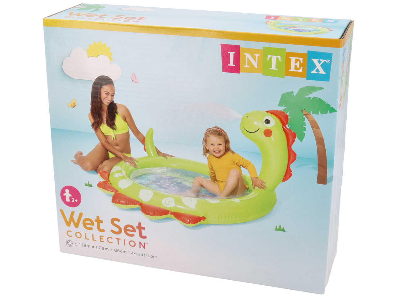 Piscina baby dinosauro 119x109x66cm