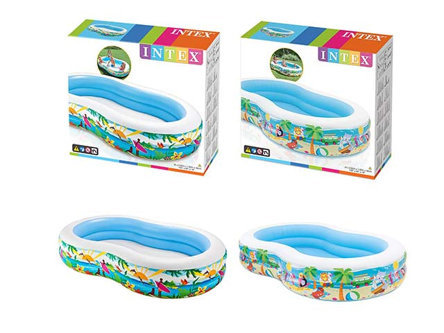 Piscina per giardino bambini paradise 262x160x46cm